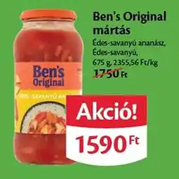 EcoFamily Ben's original mártás ajánlat