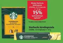 EcoFamily Minden Starbucks kávékapszula ajánlat