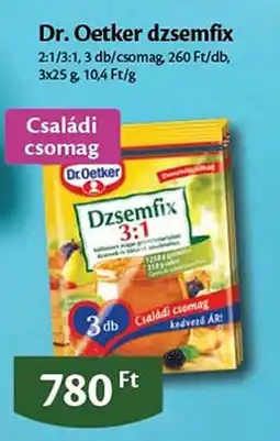 EcoFamily Dr. Oetker dzsemfix ajánlat