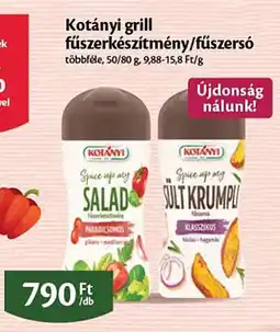 EcoFamily Kotányi grill fűszerkészítmény/fűszersó ajánlat