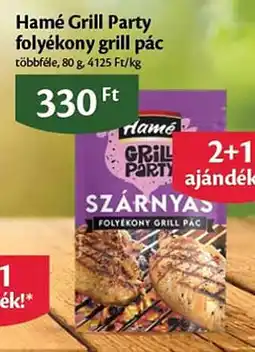 EcoFamily Hamé Grill Party folyékony grill pác ajánlat