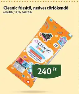 EcoFamily Cleanic frissítő, nedves törlőkendő ajánlat