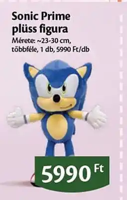EcoFamily Sonic Prime plüss figura ajánlat