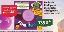 EcoFamily Funimals fürdőgolyó meglepetés állatfigurával ajánlat