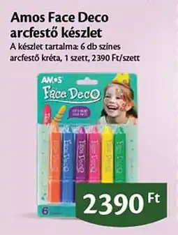 EcoFamily Amos Face Deco arcfestő készlet ajánlat