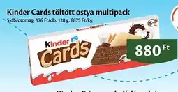 EcoFamily Kinder Cards töltött ostya multipack ajánlat