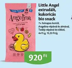 EcoFamily Little Angel extrudált, kukoricás bio snack ajánlat