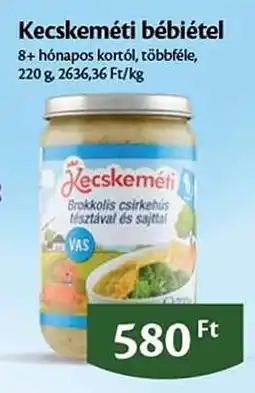 EcoFamily Kecskeméti bébiétel ajánlat