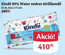 EcoFamily Kindii 99% Water nedves törlőkendő ajánlat