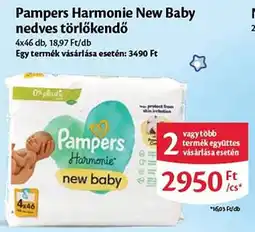 EcoFamily Pampers Harmonie New Baby nedves törlőkendő ajánlat