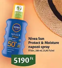 EcoFamily Nivea Sun Protect & Moisture napozó spray ajánlat