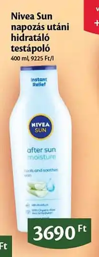 EcoFamily Nivea Sun napozás utáni hidratáló testápoló ajánlat