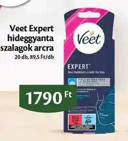 EcoFamily Veet Expert hideggyanta szalagok arcra ajánlat
