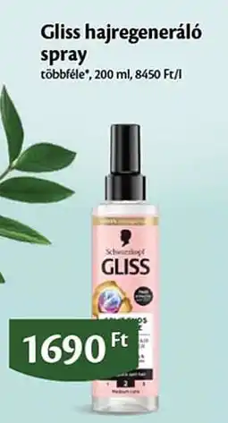 EcoFamily Gliss hajregeneráló spray ajánlat
