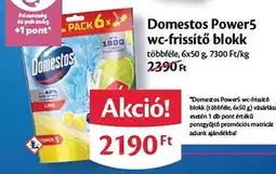 EcoFamily Domestos Power5 wc-frissítő blokk ajánlat