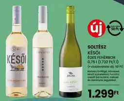Spar SOLTÉSZ KÉSŐI ÉDES FEHÉRBOR ajánlat