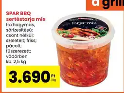 Spar SPAR BBQ sertéstarja mix ajánlat