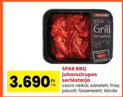 Spar SPAR BBQ juharszirupos sertéstarja ajánlat