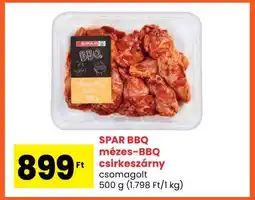 Spar SPAR BBQ mézes-BBQ csirkeszárny ajánlat