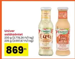 Spar UNIVER SALÁTAÖNTET ajánlat