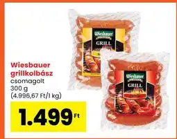 Spar Wiesbauer Grillkolbász ajánlat