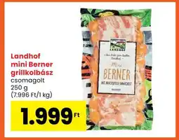 Spar Landhof mini Berner grillkolbász ajánlat