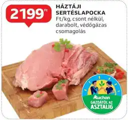 Auchan Háztáji Sertéslapocka ajánlat