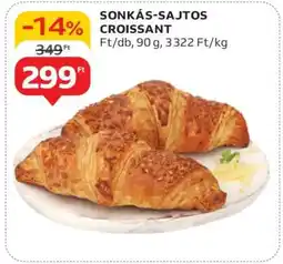 Auchan Sonkás-sajtos croissant ajánlat