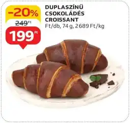 Auchan Duplaszínű Csokoládés Croissant ajánlat