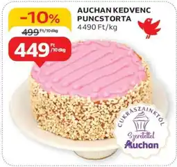 Auchan Auchan Kedvenc Puncstorta ajánlat