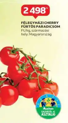 Auchan Félegyházi Cherry Fürtös Paradicsom ajánlat