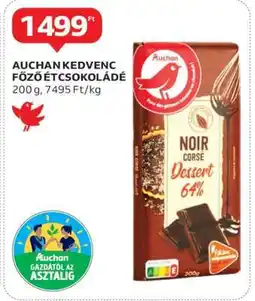 Auchan AUCHAN KEDVENC FŐZŐ ÉTCSOKOLÁDÉ ajánlat