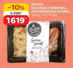 Auchan Bistro Baconos Csirkemell Zöldséges Bulgurral ajánlat