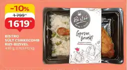 Auchan Bistro Sült Csirkecomb Rizi-Bizivel ajánlat