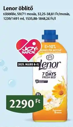 EcoFamily Lenor öblítő ajánlat