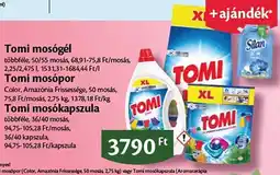 EcoFamily Tomi mosógél, Tomi mosópor, Tomi mosókapszula ajánlat