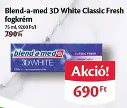 EcoFamily Blend-a-med 3D White Classic Fresh fogkrém ajánlat