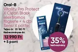 EcoFamily Oral-B Vitality Pro Protect X Clean Black elektromos fogkefe stb. ajánlat