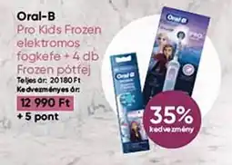 EcoFamily Oral-B Pro Kids Frozen elektromos fogkefe stb. ajánlat