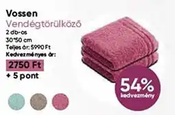 EcoFamily Vossen Vendégtörülköző ajánlat