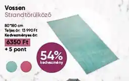 EcoFamily Vossen Strandtörülközö ajánlat
