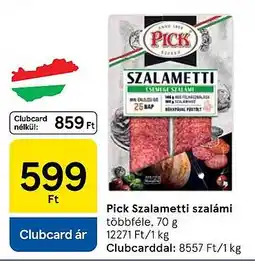 Tesco Pick Szalametti szalámi ajánlat