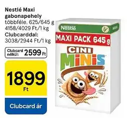Tesco Nestlé Maxi gabonapehely ajánlat