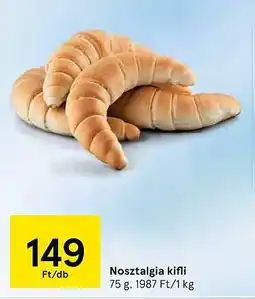 Tesco Nosztalgia kifli ajánlat