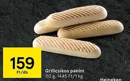 Tesco Grillcsíkos panini ajánlat
