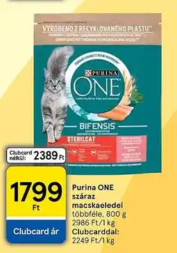 Tesco Purina ONE száraz macskaeledel ajánlat