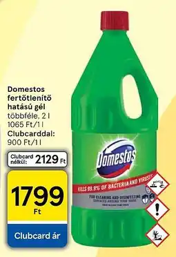Tesco Domestos fertőtlenítő gél ajánlat