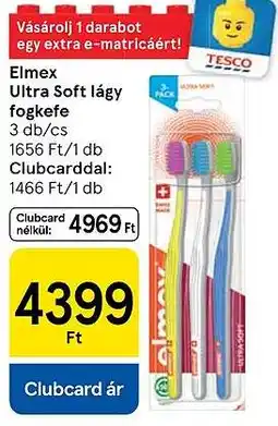Tesco Elmex ultra soft lágy fogkefe ajánlat