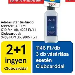 Tesco Adidas star tusfürdő ajánlat