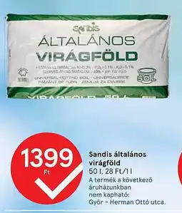 Tesco Sandis általános virágföld ajánlat